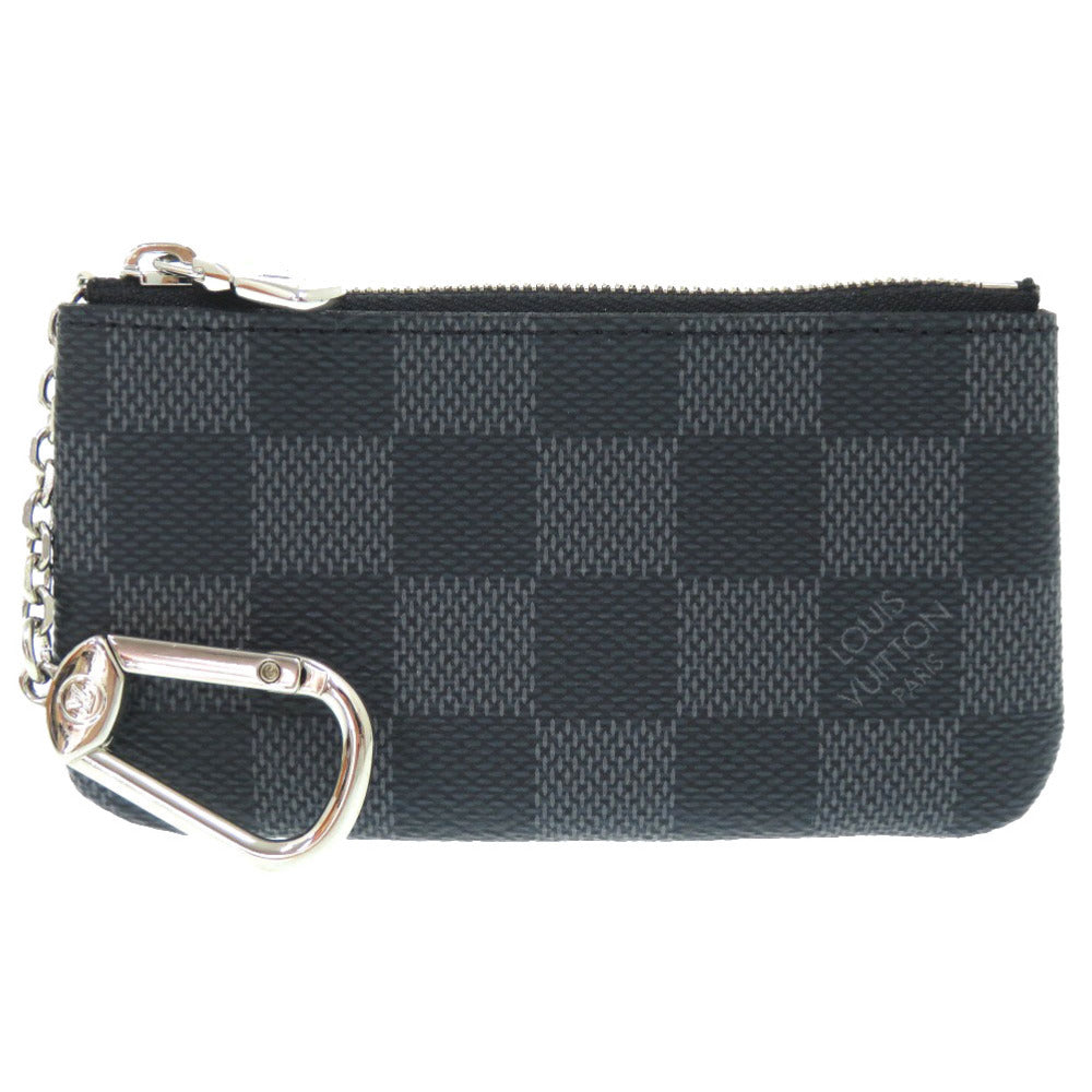 新品同様 ルイ ヴィトン ポシェットクレ ダミエ グラフィット N60155 コインケース 財布 LV 0798 【中古】 LOUIS VUITTON