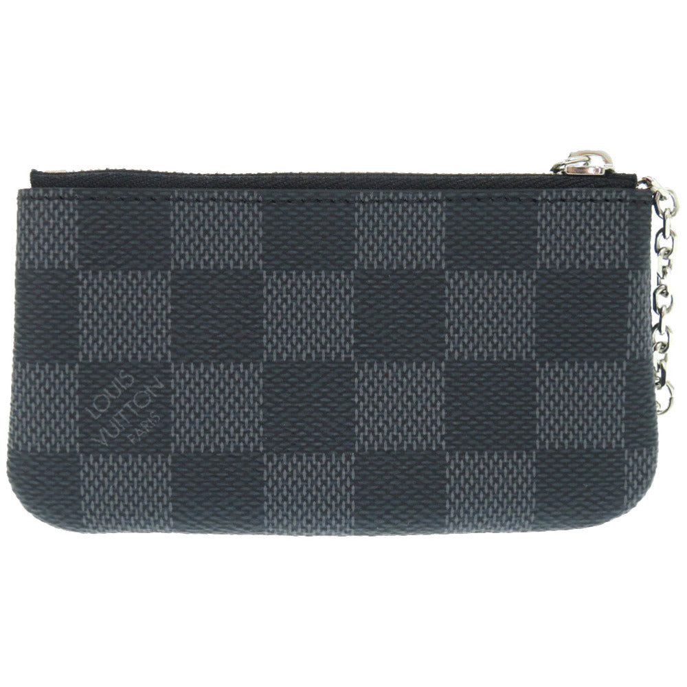 新品同様 ルイ ヴィトン ポシェットクレ ダミエ グラフィット N60155 コインケース 財布 LV 0798 【中古】 LOUIS VUITTON