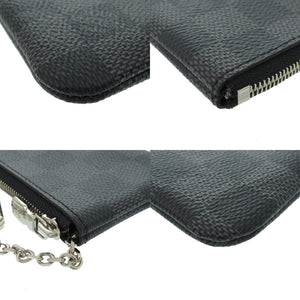 新品同様 ルイ ヴィトン ポシェットクレ ダミエ グラフィット N60155 コインケース 財布 LV 0798 【中古】 LOUIS VUITTON