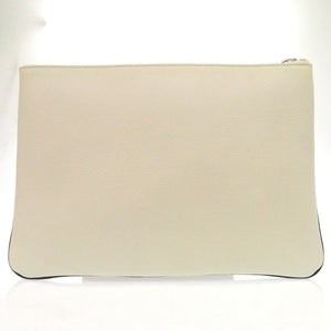 新品同様 サルヴァトーレフェラガモ ロゴ クラッチバッグ セカンドバッグ 661323 レザー ネイビー 0803【中古】Salvatore Ferragamo