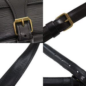 美品 ルイ ヴィトン カルトシエール エピ M52242 ノワール ショルダーバッグ LV 0820【中古】LOUIS VUITTON