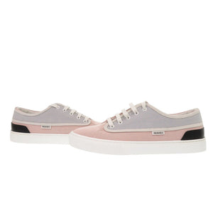 未使用 エルメス Envy エンヴィ サイズ42.5 キャンバス ピンク ブルー スニーカー 0822【中古】HERMES