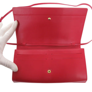 美品 ルイ ヴィトン オンフルール M5273E エピレザー レッド ショルダーバッグ 赤 LV 0823【中古】LOUIS VUITTON