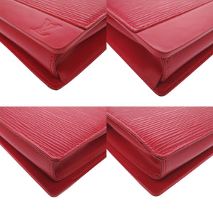 美品 ルイ ヴィトン オンフルール M5273E エピレザー レッド ショルダーバッグ 赤 LV 0823【中古】LOUIS VUITTON