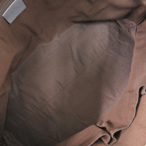 美品 グッチ バンブー 365345 レザー グレー トートバッグ 0835【中古】GUCCI