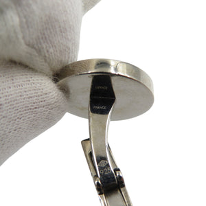 美品 カルティエ トラ シルバー925 ブラック カフス 0848【中古】Cartier