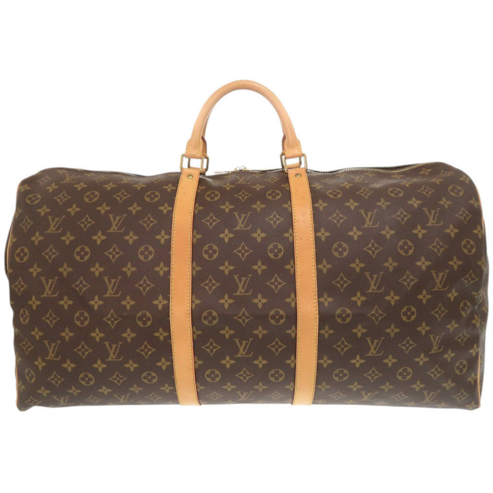 ルイ ヴィトン キーポル60 モノグラム M41422 ブラウン ボストンバッグ LV 0876【中古】LOUIS VUITTON