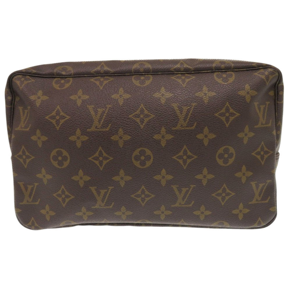 美品 ルイ ヴィトン トゥルーストワレット28 モノグラム M47522 ブラウン セカンドバッグ LV 0903【中古】LOUIS VUITTON メンズ