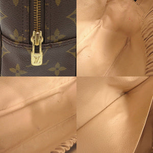 美品 ルイ ヴィトン トゥルーストワレット28 モノグラム M47522 ブラウン セカンドバッグ LV 0903【中古】LOUIS VUITTON メンズ