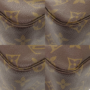美品 ルイ ヴィトン トゥルーストワレット28 モノグラム M47522 ブラウン セカンドバッグ LV 0903【中古】LOUIS VUITTON メンズ