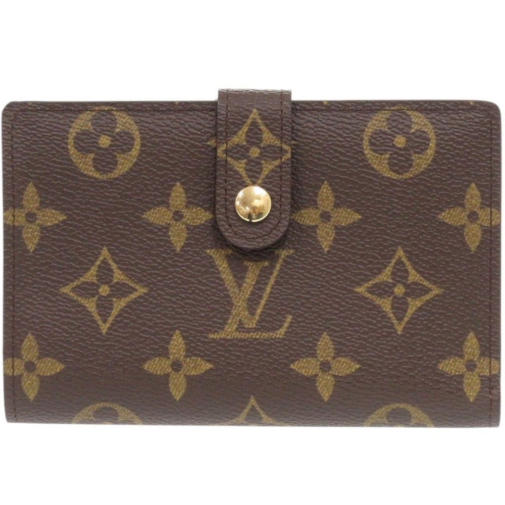 美品 ルイ ヴィトン ポルト モネ ビエ ヴィエノワ モノグラム M61663 ブラウン 二つ折り財布 LV 0907【中古】LOUIS VUITTON