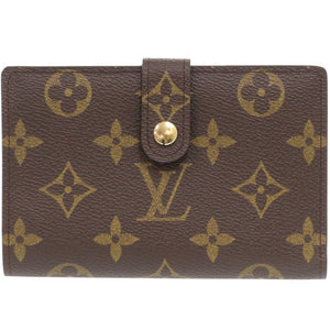 美品 ルイ ヴィトン ポルト モネ ビエ ヴィエノワ モノグラム M61663 ブラウン 二つ折り財布 LV 0907【中古】LOUIS VUITTON