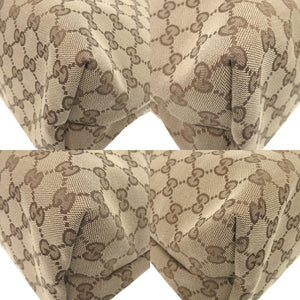 新品同様 グッチ シェリーライン 189751 GGキャンバス ベージュ ショルダーバッグ 0959【中古】GUCCI