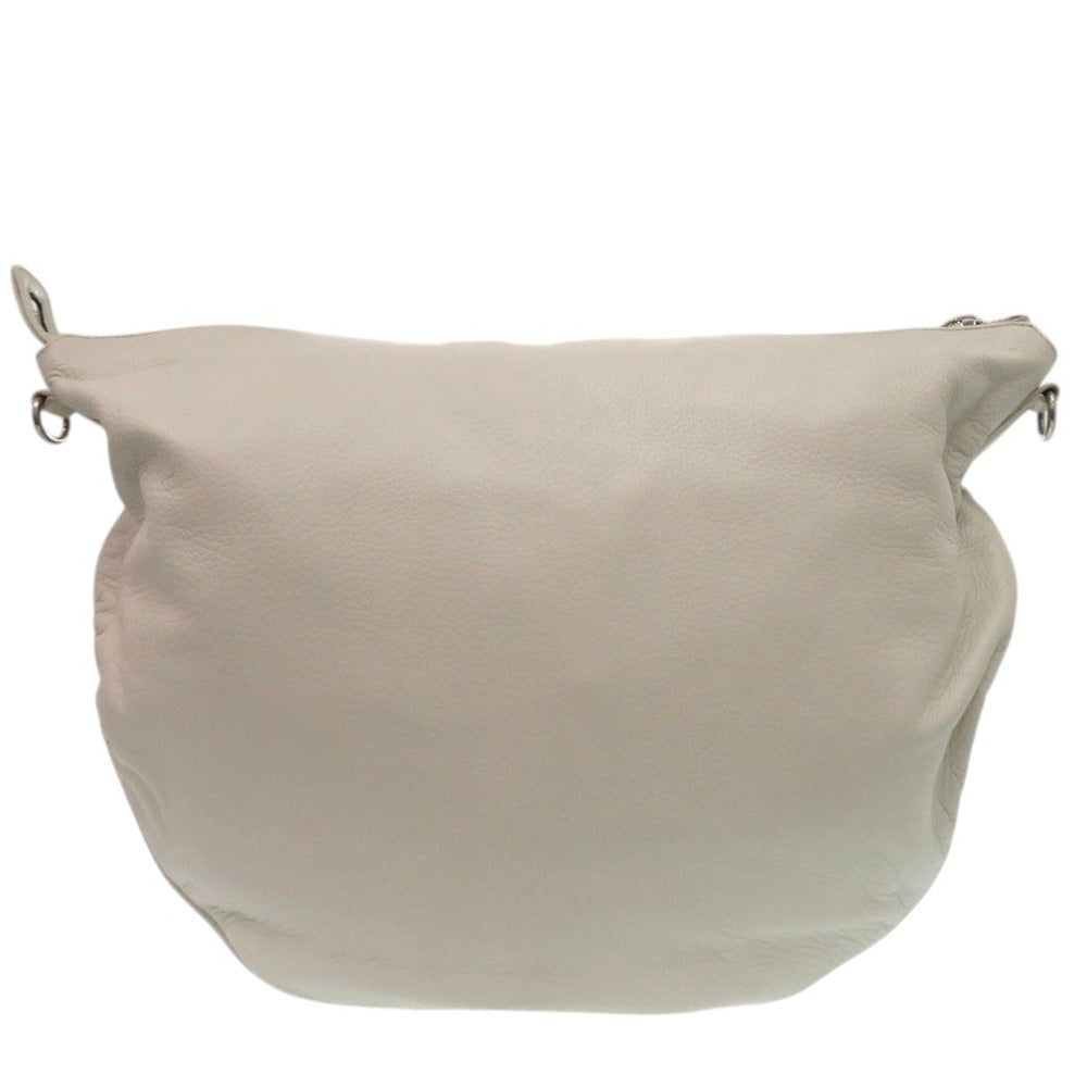 美品 グッチ ワンショルダー ショルダーバッグ メッセンジャーバッグ 243308 002123 レザー アイボリー 0960【中古】GUCCI