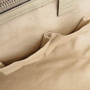 美品 グッチ ワンショルダー ショルダーバッグ メッセンジャーバッグ 243308 002123 レザー アイボリー 0960【中古】GUCCI