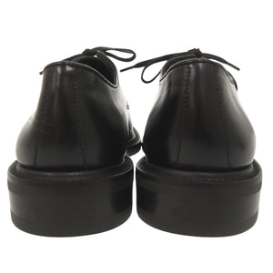 新品同様 ロエベ サイズ38 レザー ブラック ドレスシューズ ビジネスシューズ 黒 0961【中古】LOEWE メンズ