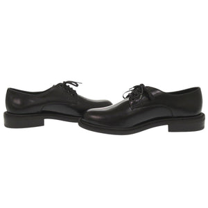 新品同様 ロエベ サイズ38 レザー ブラック ドレスシューズ ビジネスシューズ 黒 0961【中古】LOEWE メンズ