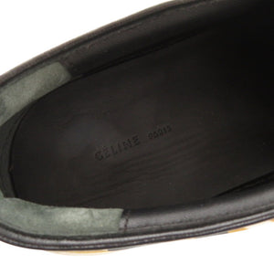 新品同様 セリーヌ フィービー アニマル柄 サイズ42 ナイロン ブラウン スリッポン 0962【中古】CELINE