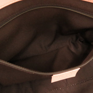 美品 グッチ アビー GGキャンバス レザー 189831 ベージュ ピンク ハンドバッグ トートバッグ 0974【中古】GUCCI