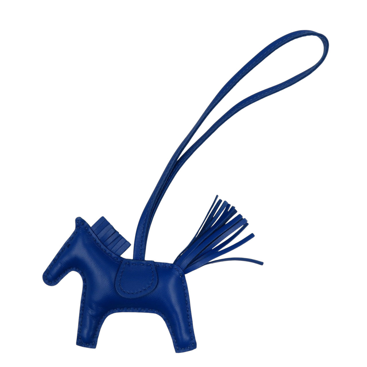 新品同様 エルメス ロデオPM アニョーミロ ブルーフランス U刻印 バッグチャーム 0982【中古】HERMES