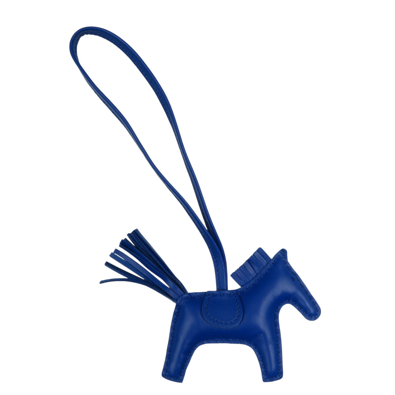 新品同様 エルメス ロデオPM アニョーミロ ブルーフランス U刻印 バッグチャーム 0982【中古】HERMES