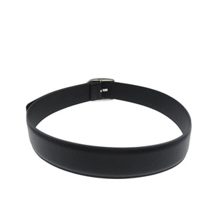 未使用 グッチ 449716 アウトレット品 85/34 レザー シルバー金具 ブラック 黒 ベルト 0984【中古】GUCCI