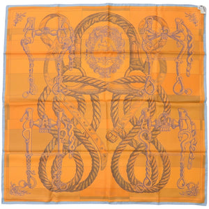 未使用品 エルメス カレ90 ダブルフェイス デッラ カヴァッレリア シルク マルチカラー スカーフ 0993【中古】HERMES