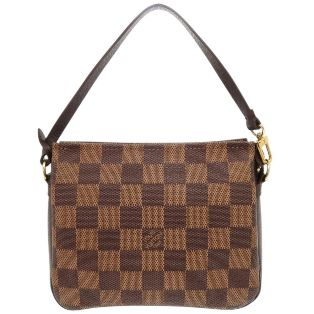 美品 ルイ ヴィトン トゥルースメイクアップ ダミエ N51982 ブラウン ハンドバッグ LV 0994【中古】LOUIS VUITTON