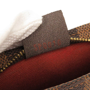 美品 ルイ ヴィトン トゥルースメイクアップ ダミエ N51982 ブラウン ハンドバッグ LV 0994【中古】LOUIS VUITTON