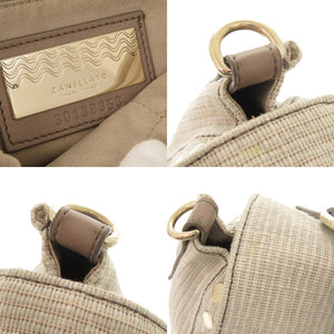 美品 ザネラート ポスティーナ キャンバス ベージュ 2WAY ハンドバッグ ショルダーバッグ 1000【中古】ZANELLATO