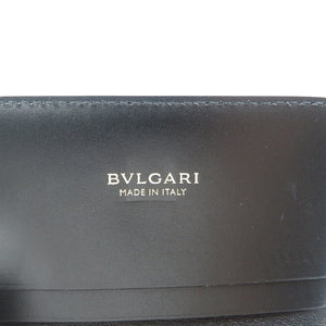 美品 ブルガリ レザー ゴールド金具 レッド クリップ カードケース 名刺入れ 1015【中古】BVLGARI