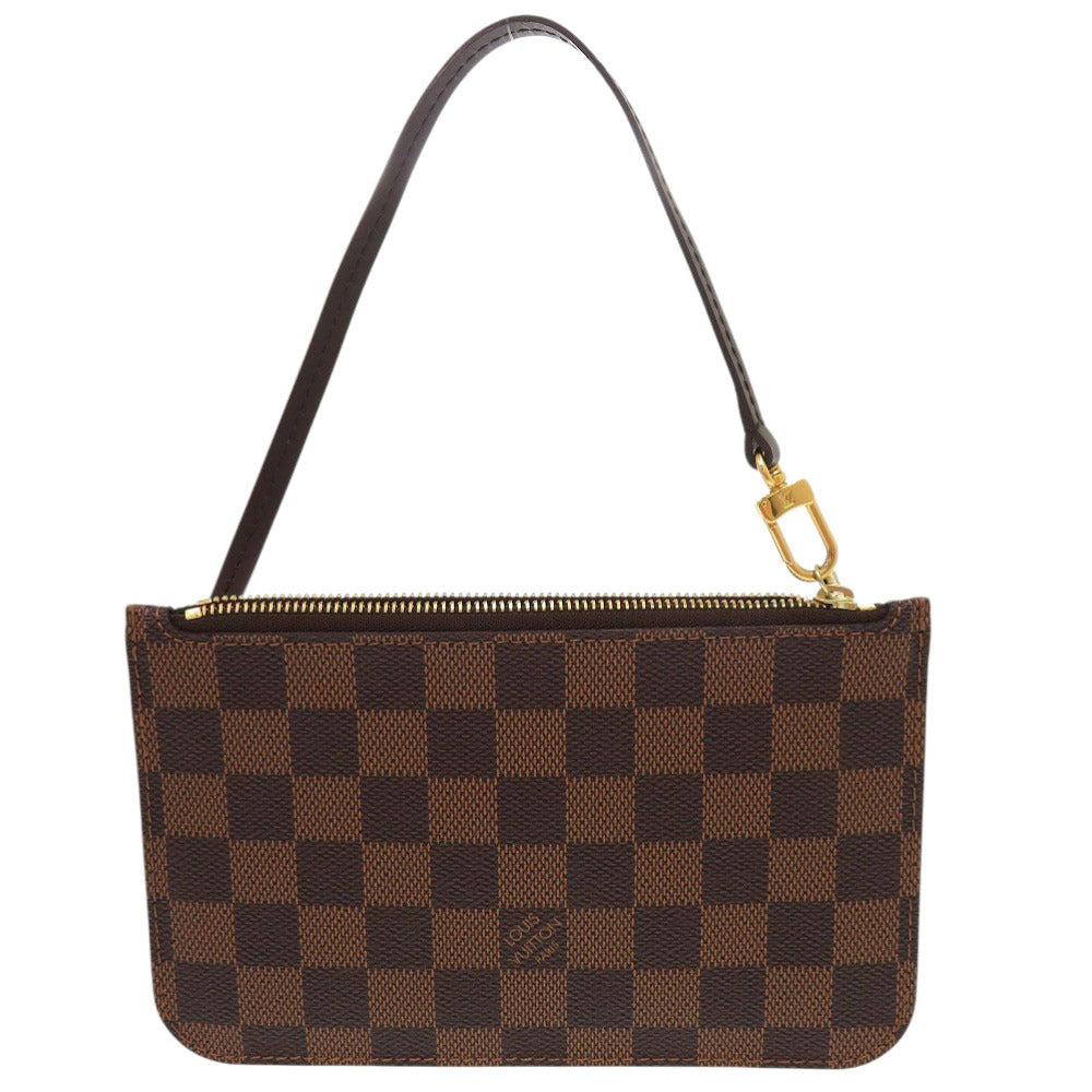 新品同様 ルイ ヴィトン ネヴァーフルポーチ PM用 ダミエ ブラウン ポーチ LV 1033【中古】LOUIS VUITTON