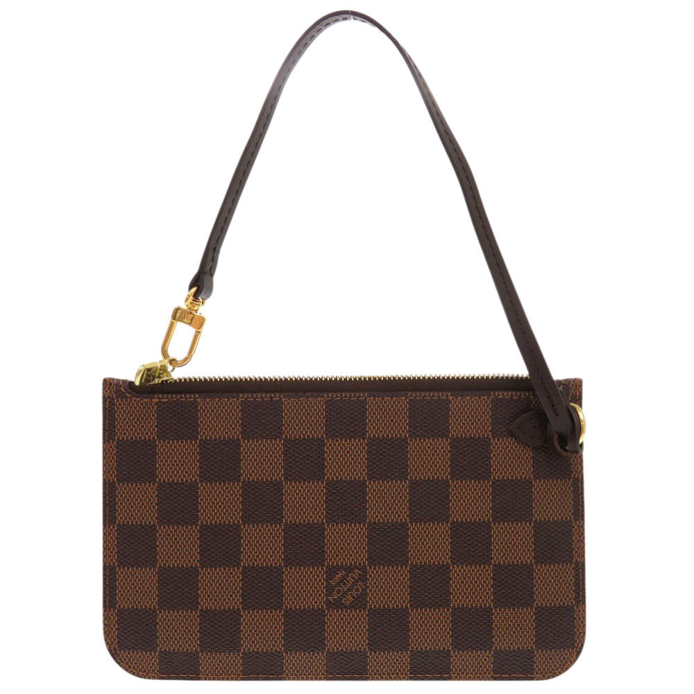 新品同様 ルイ ヴィトン ネヴァーフルポーチ PM用 ダミエ ブラウン ポーチ LV 1033【中古】LOUIS VUITTON