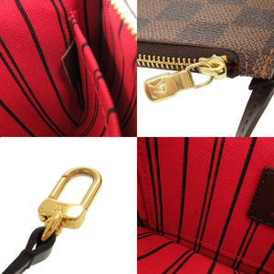 新品同様 ルイ ヴィトン ネヴァーフルポーチ PM用 ダミエ ブラウン ポーチ LV 1033【中古】LOUIS VUITTON