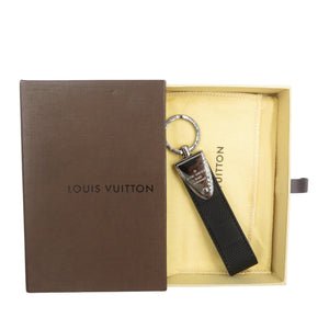 未使用 ルイヴィトン ダミエアンフィニ ポルトクレ ドラゴンヌ M65051 シルバー金具 ブラック 黒 キーホルダー 1035【中古】LOUIS VUITTON