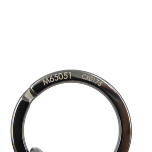 未使用 ルイヴィトン ダミエアンフィニ ポルトクレ ドラゴンヌ M65051 シルバー金具 ブラック 黒 キーホルダー 1035【中古】LOUIS VUITTON