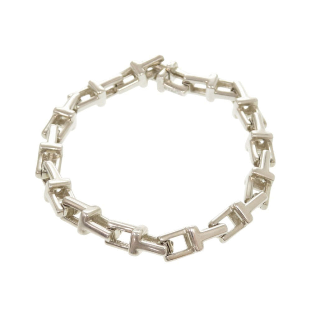 美品 ティファニー Tナロー シルバー925 チェーンブレスレット ブレスレット 1044【中古】TIFFANY&Co.