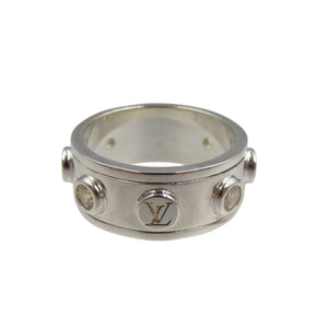 美品 ルイヴィトン LV スタッズ M1622L シルバー925 L リング 指輪 1065【中古】LOUIS VUITTON