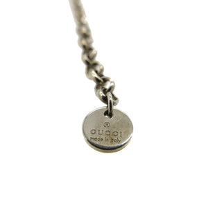 新品同様 グッチ ブラインド フォーラブ タイガーヘッド ネックレス シルバー925 シルバー 1074【中古】GUCCI