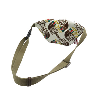 未使用 グッチ ノースフェイス コラボ 650299 ナイロン シルバー金具 ホワイト マルチカラー ボディバッグ 1081【中古】GUCCI