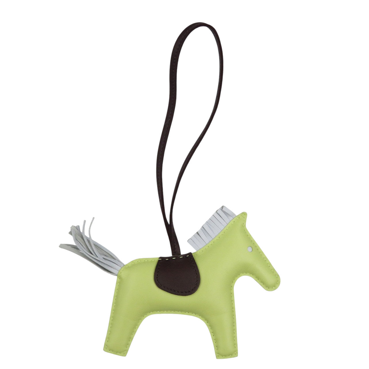 美品 エルメス ロデオMM アニョーミロ ジョーヌブルジョン ブルーブリュム ルージュセリエ Y刻印(2020年製) バッグチャーム 1085【中古】HERMES