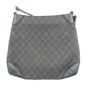 グッチ 196140 GGキャンバス シルバー金具 ブラック ショルダーバッグ 1087【中古】GUCCI