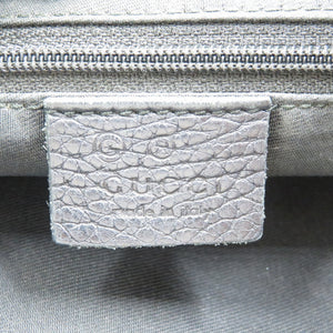 グッチ 196140 GGキャンバス シルバー金具 ブラック ショルダーバッグ 1087【中古】GUCCI