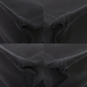 新品同様 サンローランパリ リヴ ゴーシュ キャンバス レザー ブラック トートバッグ 黒 1092【中古】SAINT LAURENT PARIS メンズ