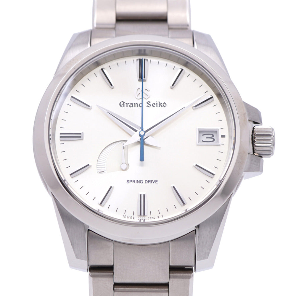 未使用 セイコー グランドセイコー ヘリテージ SBGA279 / 9R65-0BG0 スプリングドライブ パワーリザーブ 腕時計 チタン シルバー 1097【中古】SEIKO メンズ