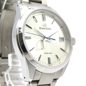 未使用 セイコー グランドセイコー ヘリテージ SBGA279 / 9R65-0BG0 スプリングドライブ パワーリザーブ 腕時計 チタン シルバー 1097【中古】SEIKO メンズ