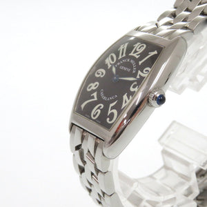 美品 フランクミュラー カサブランカ 1752QZ ブラック SS クオーツ 腕時計 黒文字盤 1098【中古】FRANCK MULLER