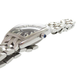 美品 フランクミュラー カサブランカ 1752QZ ブラック SS クオーツ 腕時計 黒文字盤 1098【中古】FRANCK MULLER