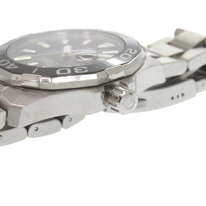 美品 タグホイヤー アクアレーサー キャリバー5 WAY201A SS ブラック 自動巻き 腕時計 黒文字盤 1099【中古】TAG HEUER