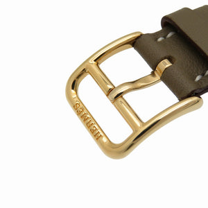 新品同様 エルメス Ｈウォッチ ドゥブルトゥール HH1.202c クオーツ 腕時計 SS/レザー シルバー U刻印 1101【中古】HERMES レディース